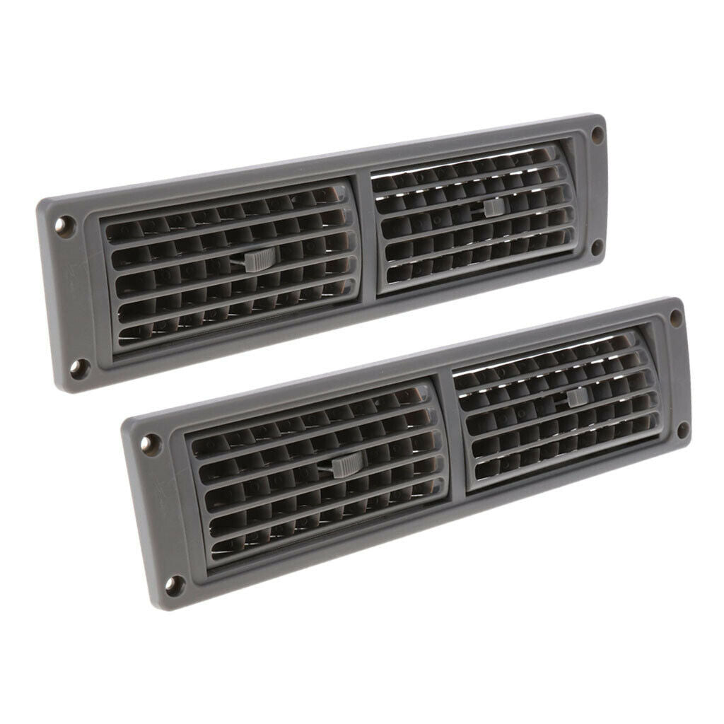 2pcs Universal A/C Air Vent Exhaust Outlet Grill Cover for Yacht RV Marine Boat