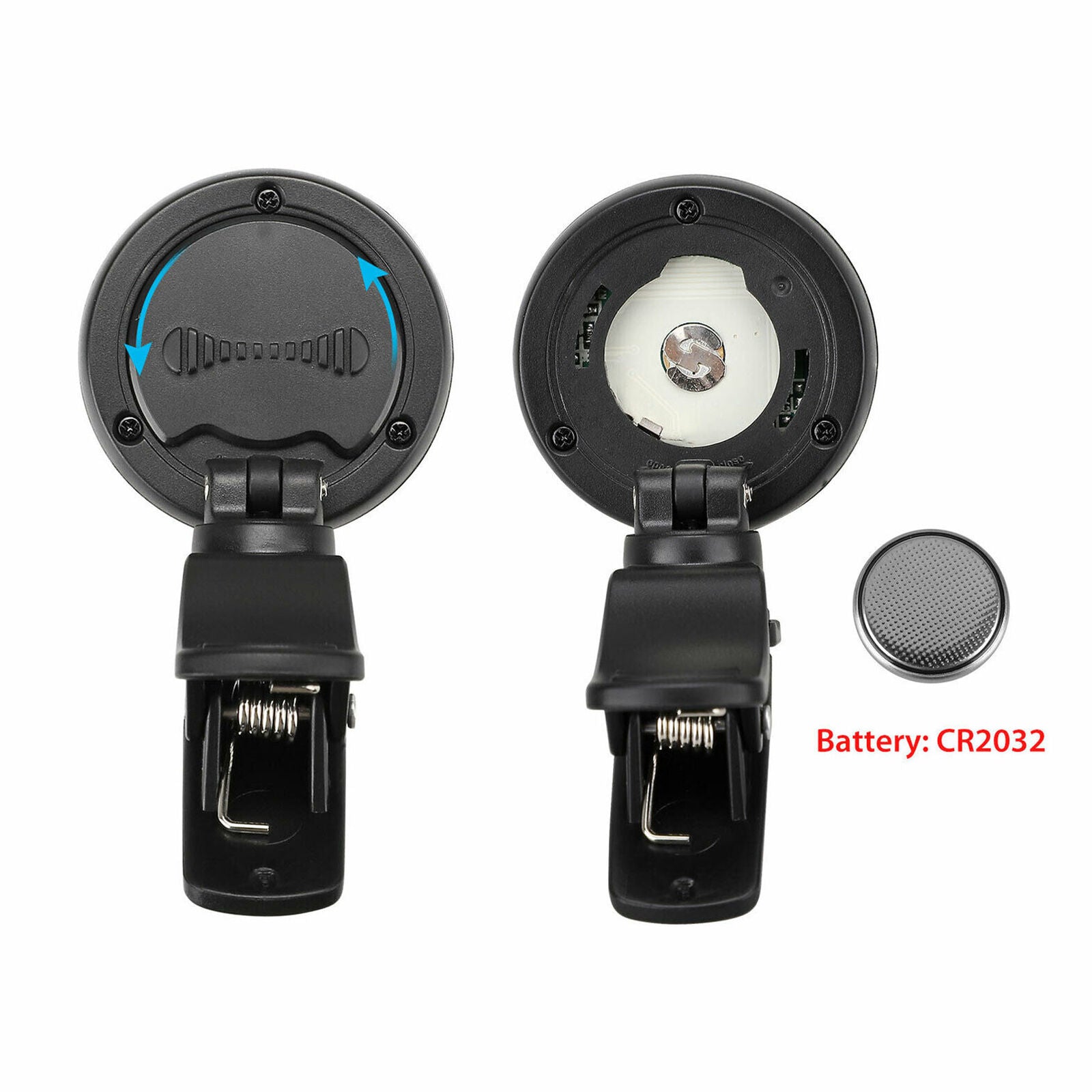 Chromatic LCD Clip-on Acoustic Electric Guitar Bass Ukulele Banjo Violin Tuner