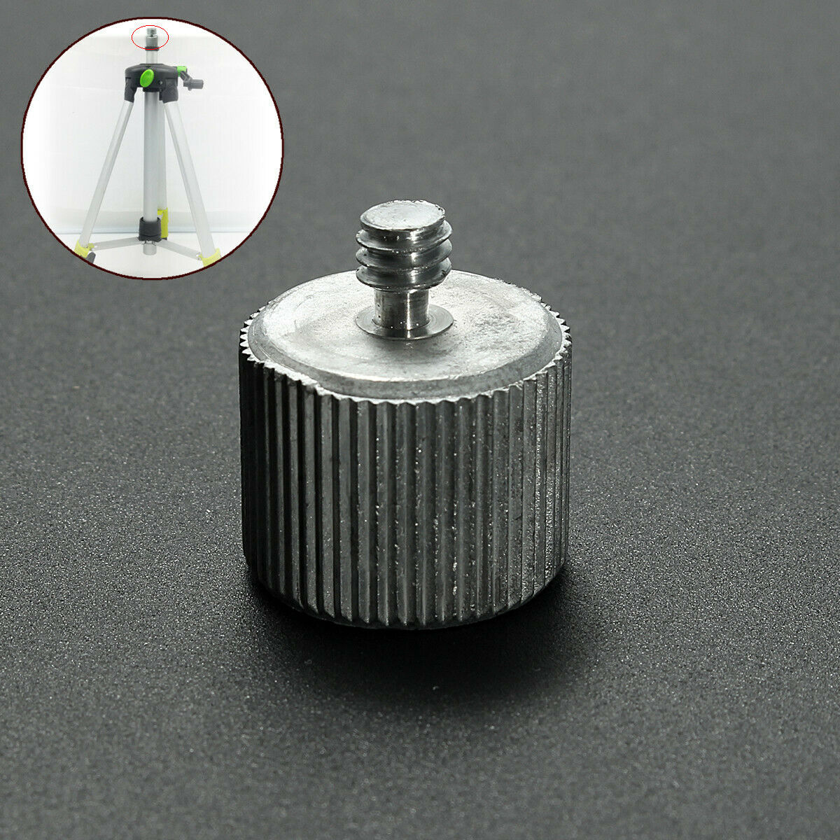5/8" Female To 1/4" Male BSP Tripod Adapter Screw For Camera Microphone Stand