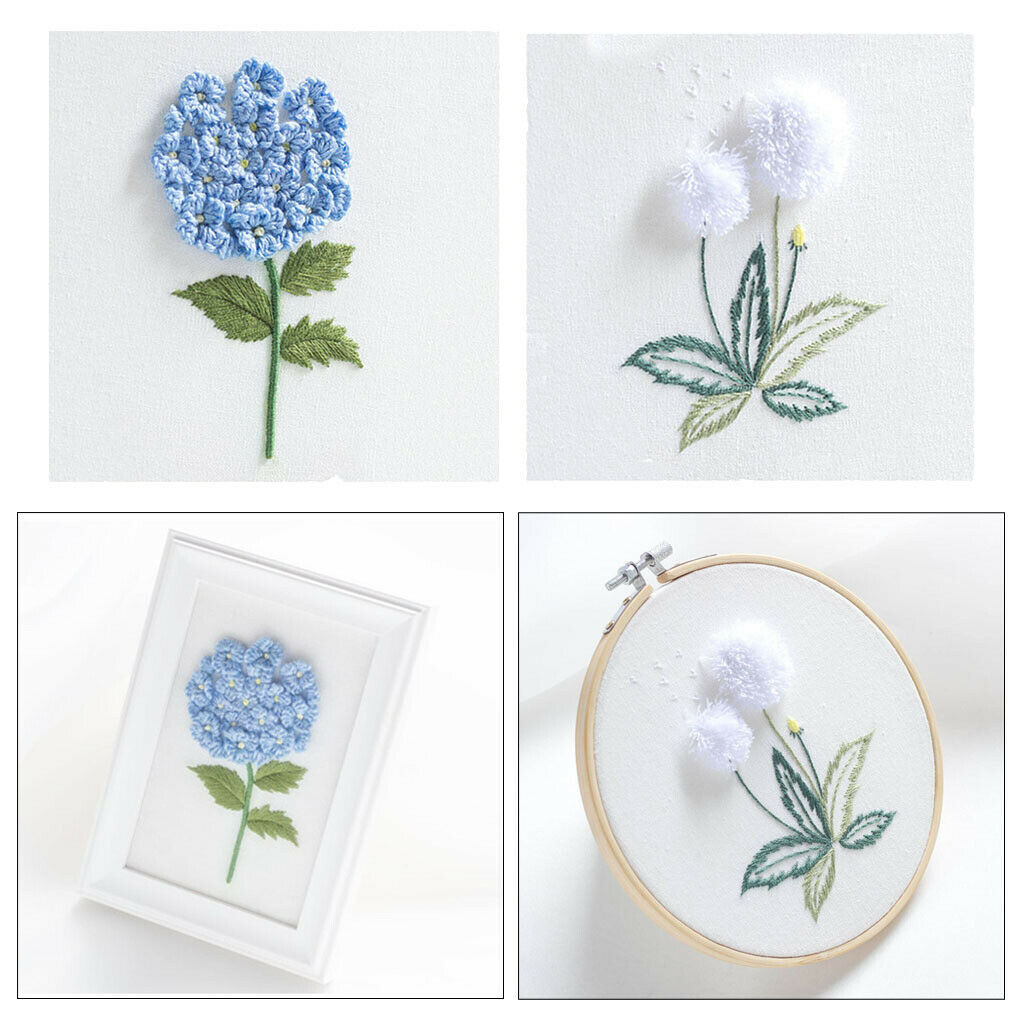 Embroidery Kits for DIY Creation Beginners Sewing Thread Crafts Material Kits