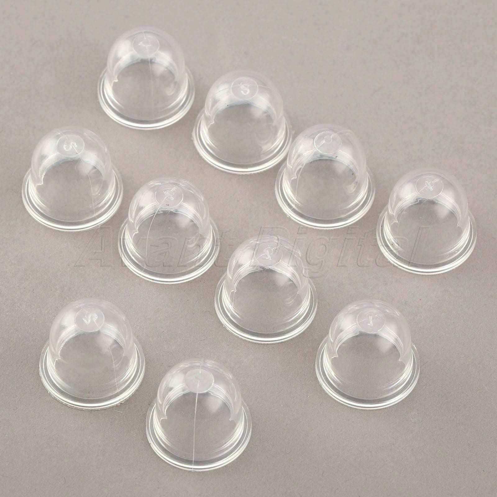 Chainsaw Carburetor Primer Bulbs for Homelite Ryobi ZAMA Poulan Fuel Pump 10pcs