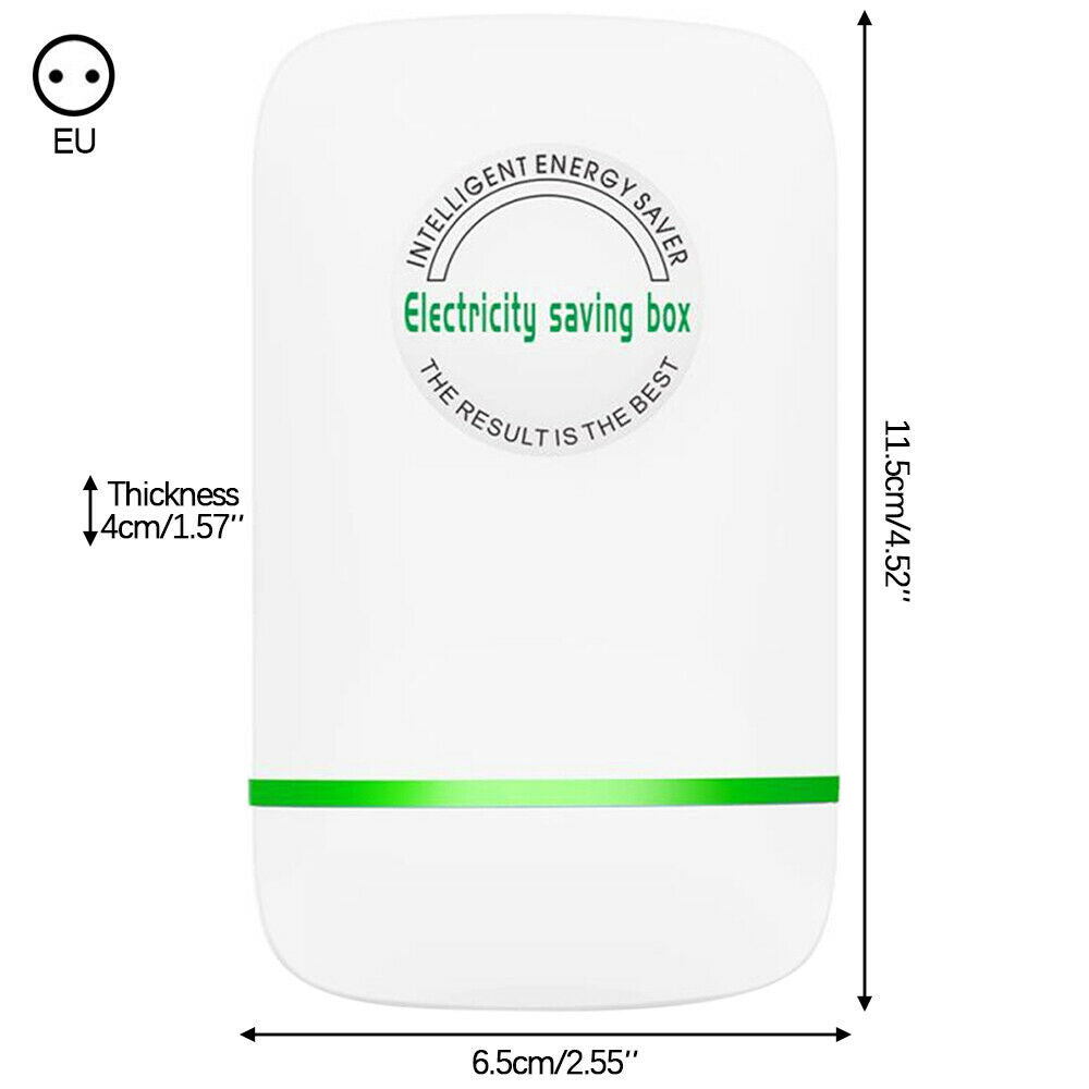 Power Energy Electricity Saving Box Socket Factor Saver Device EU Plug LIN