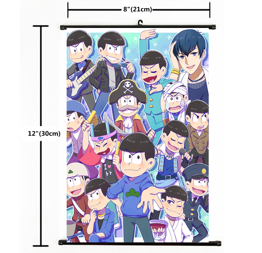 Hot Anime Osomatsu-san Osomatsu kun wall scroll poster 2335