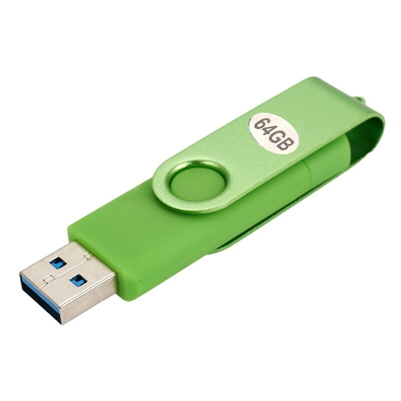 64Gb Colorful Usb 3.0 Flash Drive Otg Pendrive Micro-Usb Stick External StoragP9