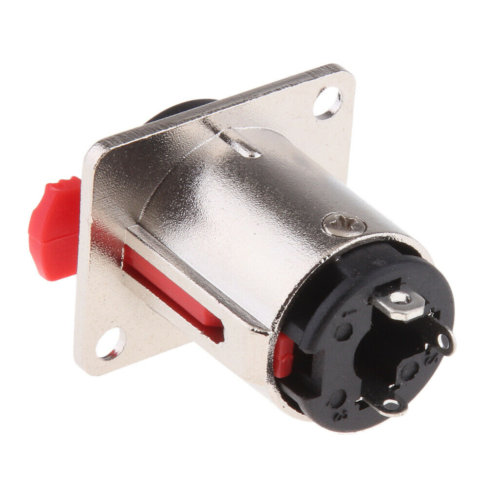 6 Pieces 6.35mm 1/4 Inch Female Stereo Audio Jack Chassis Bracket