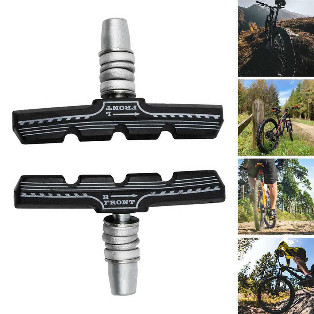 Rubber Bike V Brake Pad   Blocks Anti-Slip Durable Cycle Accessories