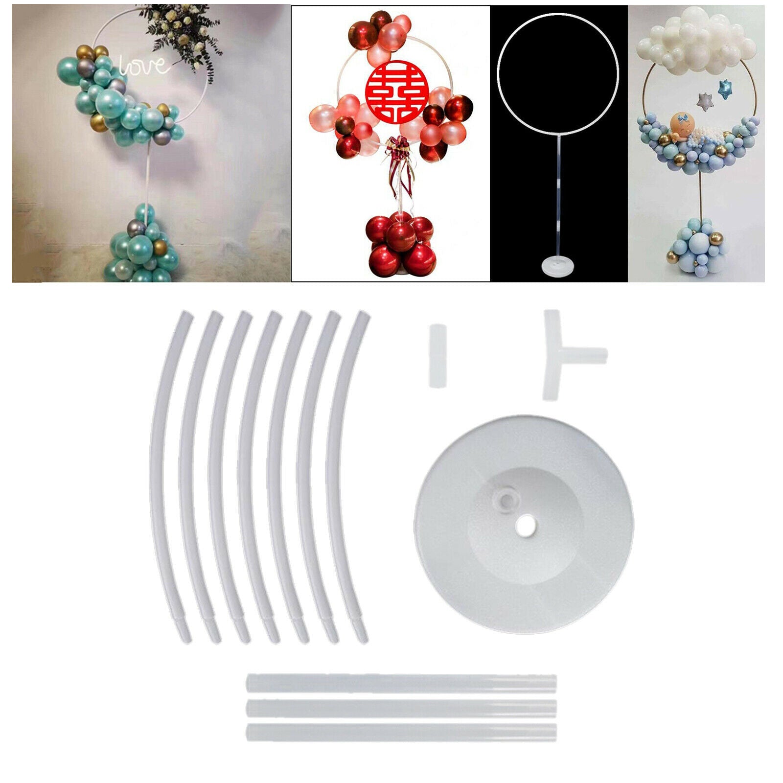 Balloon Stand Arch Garland Holder Display Kit Birthday Wedding Engagement