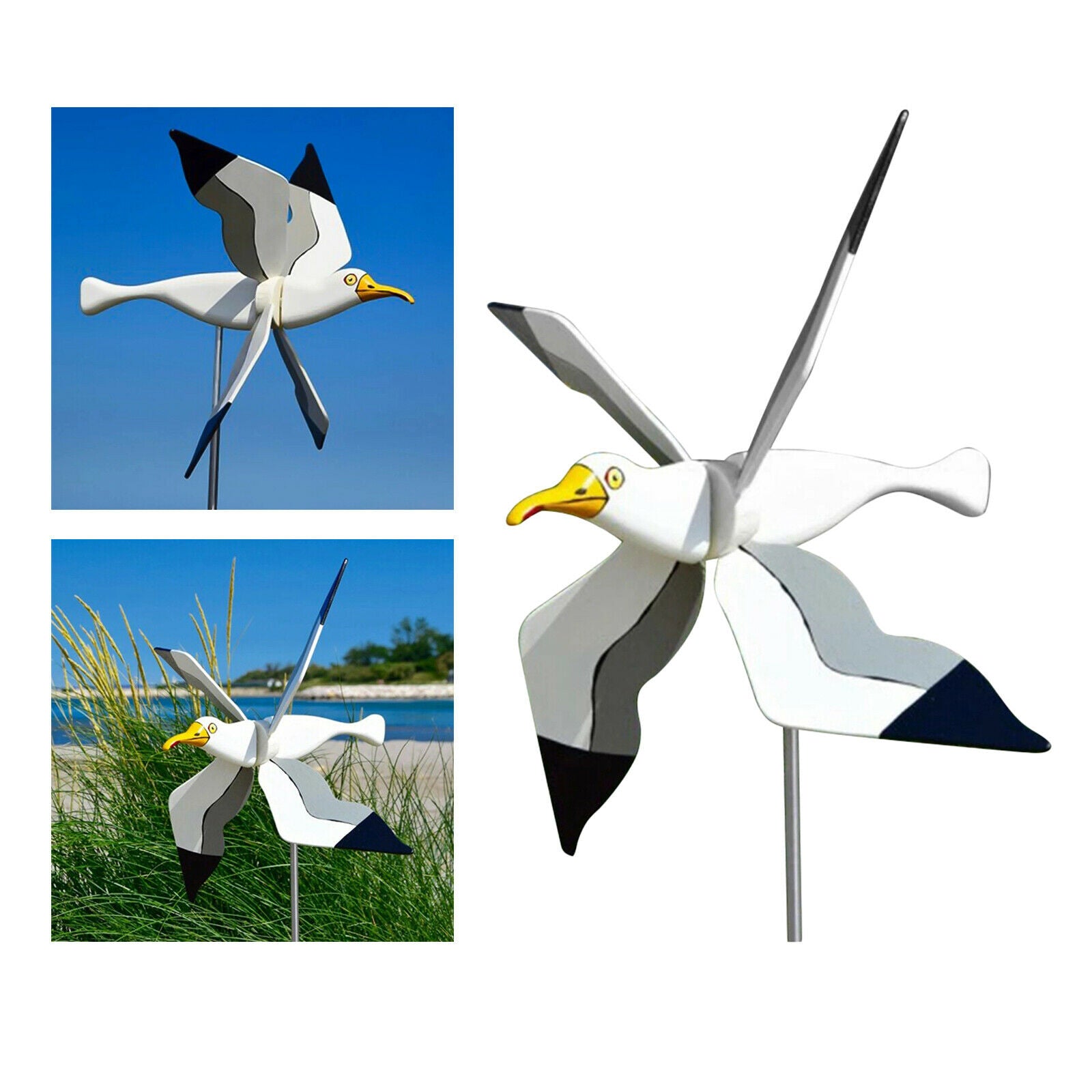 Seagull Windmill Wind Spinner Toys For Garden Outdoor Garden Decoration