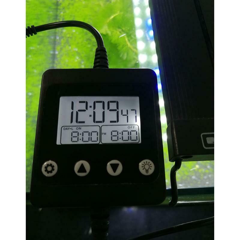 Aquarium LED Light Controller Dimmer Modulator with LCD Display for Fish Tank