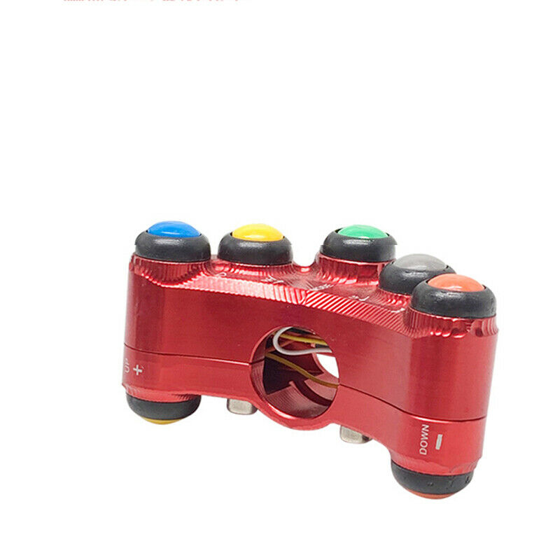 Motorcycle ATV Switch 7/8" Handlebar ON-OFF Turn Signal Headlight Horn Button