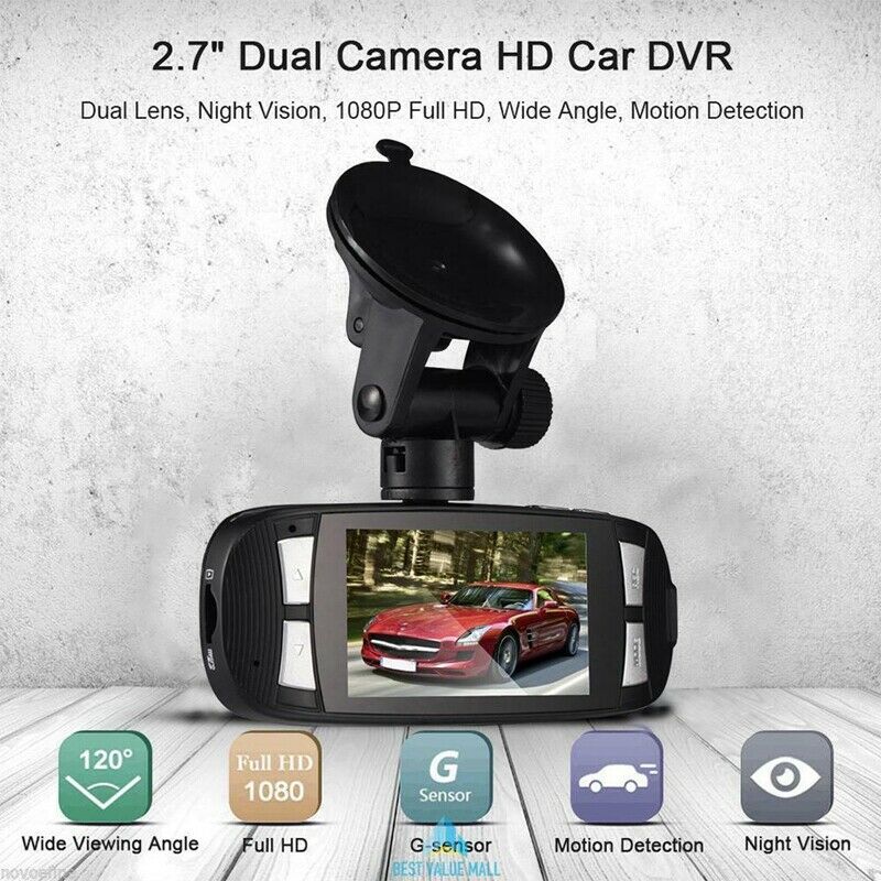 2.7 Inch Car Camera Upgraded  1080P Dash Cam Super Capacitor Camcorder Night VY2