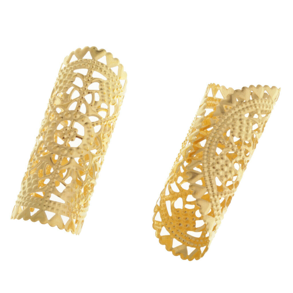 10 Pieces Dreadlock Tubes Beads Hair Braids Rings Cuffs Necklace Pendants