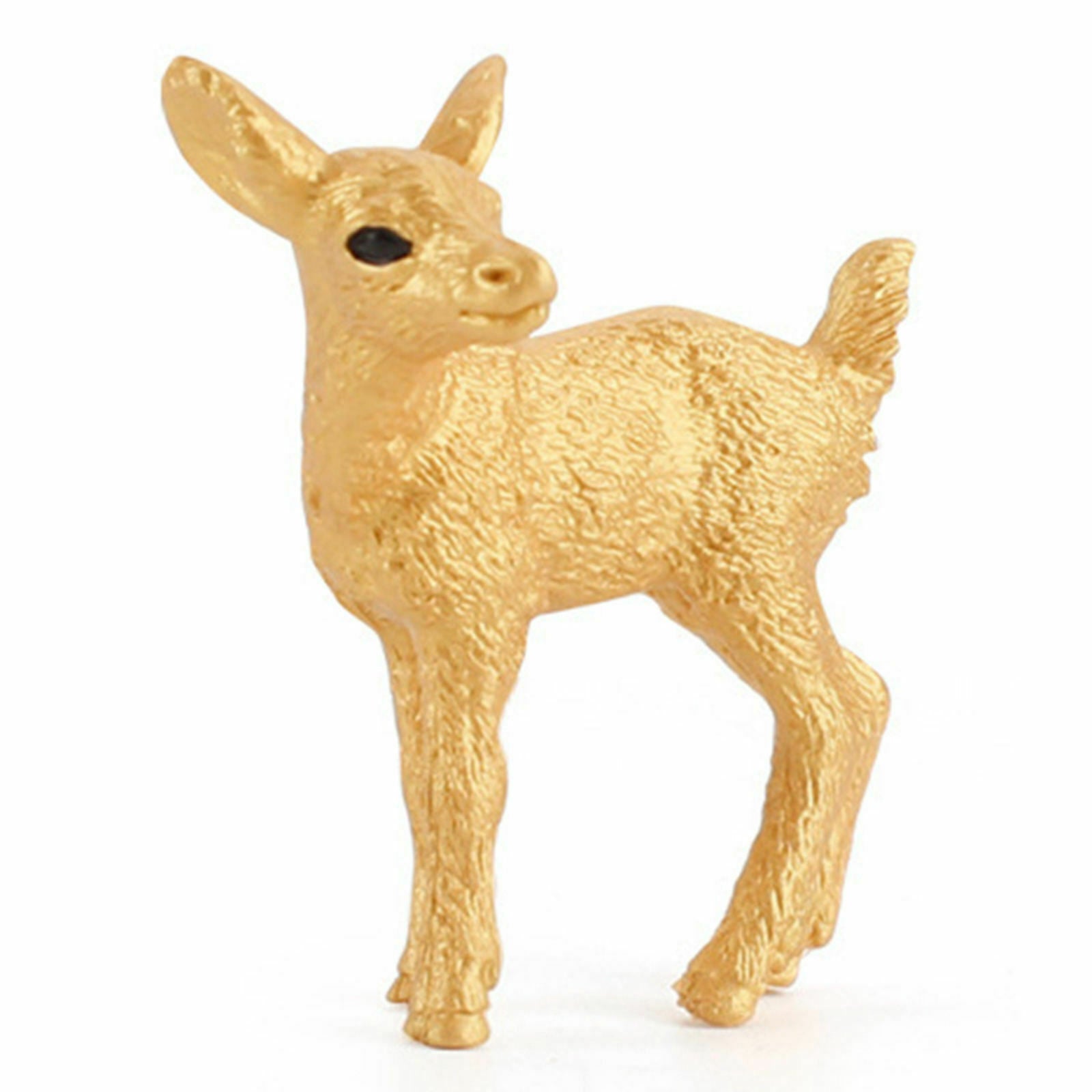 Artificial Christmas Small White Tailed Deer Decorations Ornament Deer Standing