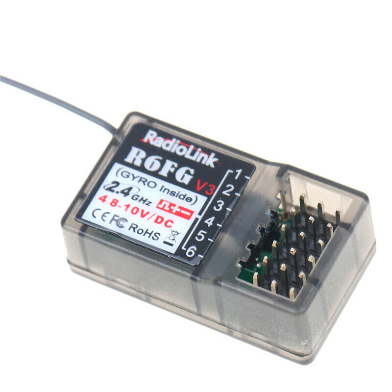 2.4GHz 4CH R6fg Receiver gyro inside for Radiolink RC4gS/R6FG Transmitter D I SJ