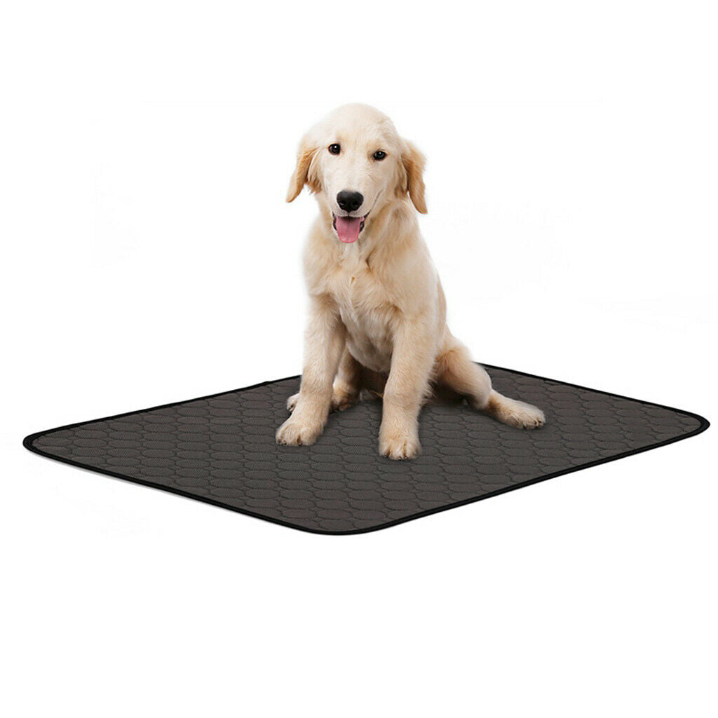 Washable Pet Dog Pee Pad Dog Training Obedience Pee Pad For Cat Dog Black-S