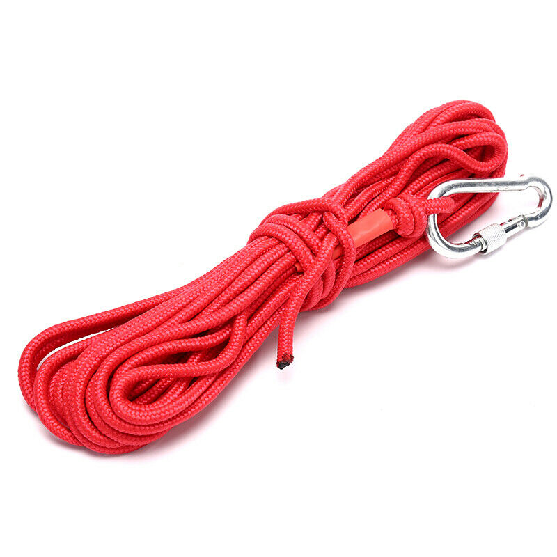 10M Red Fishing Magnets Rope Strong Search Magnets Fishing Pot Fishing MagnY1