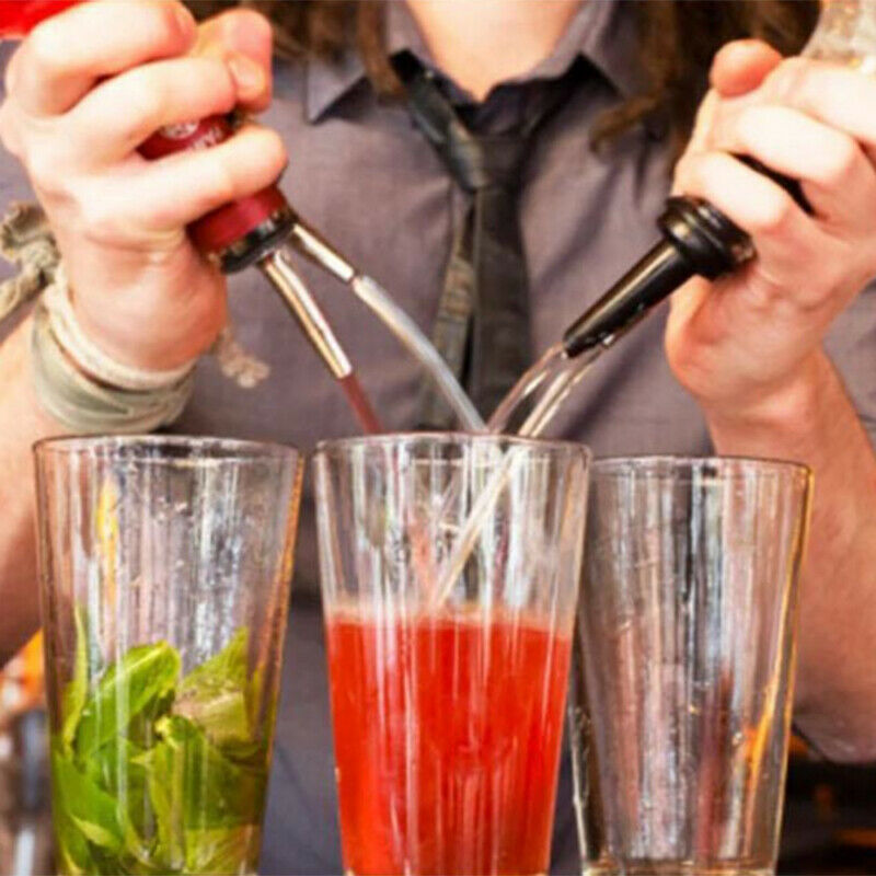 Stainless Steel Alcohol Spirit Pourer Mobile Bottle Pouring Nozzle PlugBar HN US