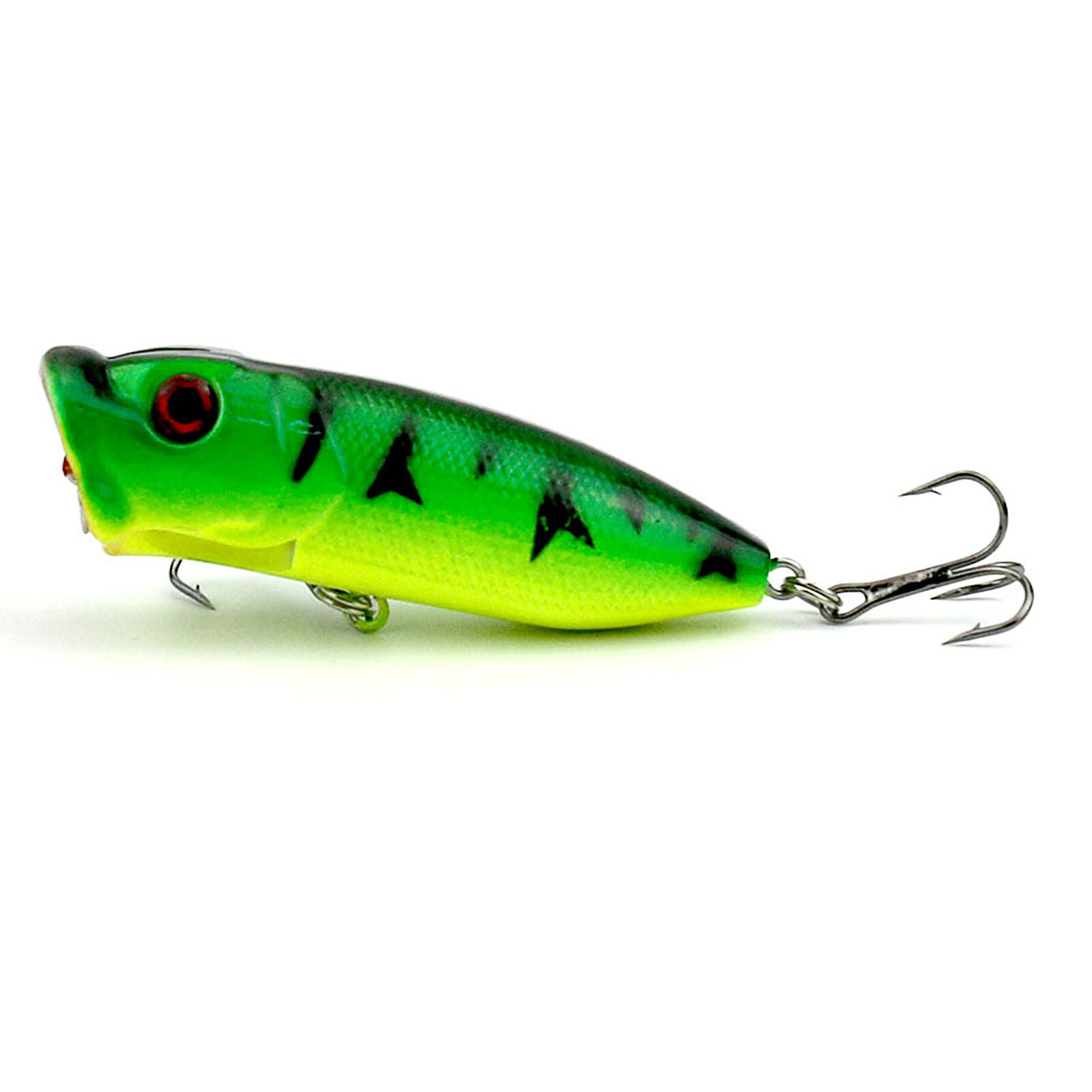5 pcs Topwater Popper Minnow Freshwater Fishing Lures Tackle Hook 13g/6.5cm