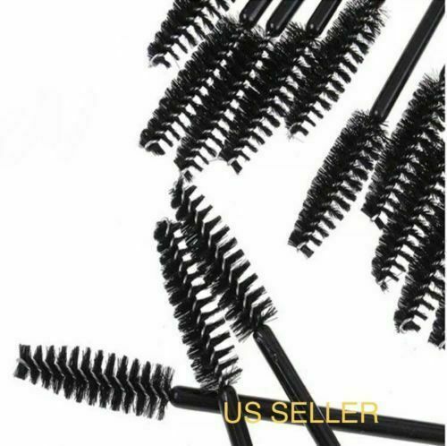 Disposable Black Mascara Eyelash Wands Applicator Brushes Makeup Extension