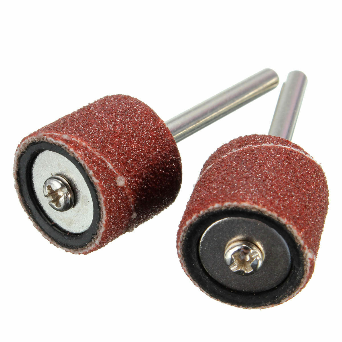 100x 1/2" Sanding Bands Kit + 2 Sanding Drum Mandrels for Rotary Tools