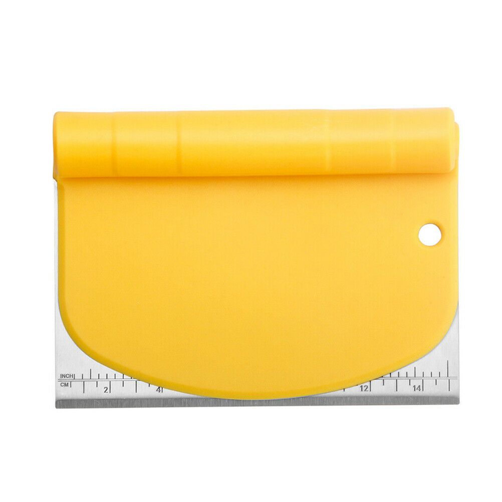 2 in 1 Bench Dough Scraper Set Bread Cake Baking Making Tools For Kitchen