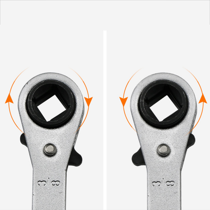 1/4" 3/8" 3/16" 5/16" Ratchet Square Wrench Equipment