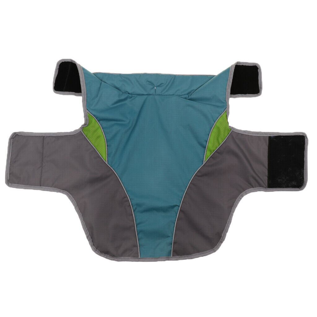 Waterproof Windproof Dog Puppy Jacket Vest Winter Warm Pet Coat Clothes Blue M