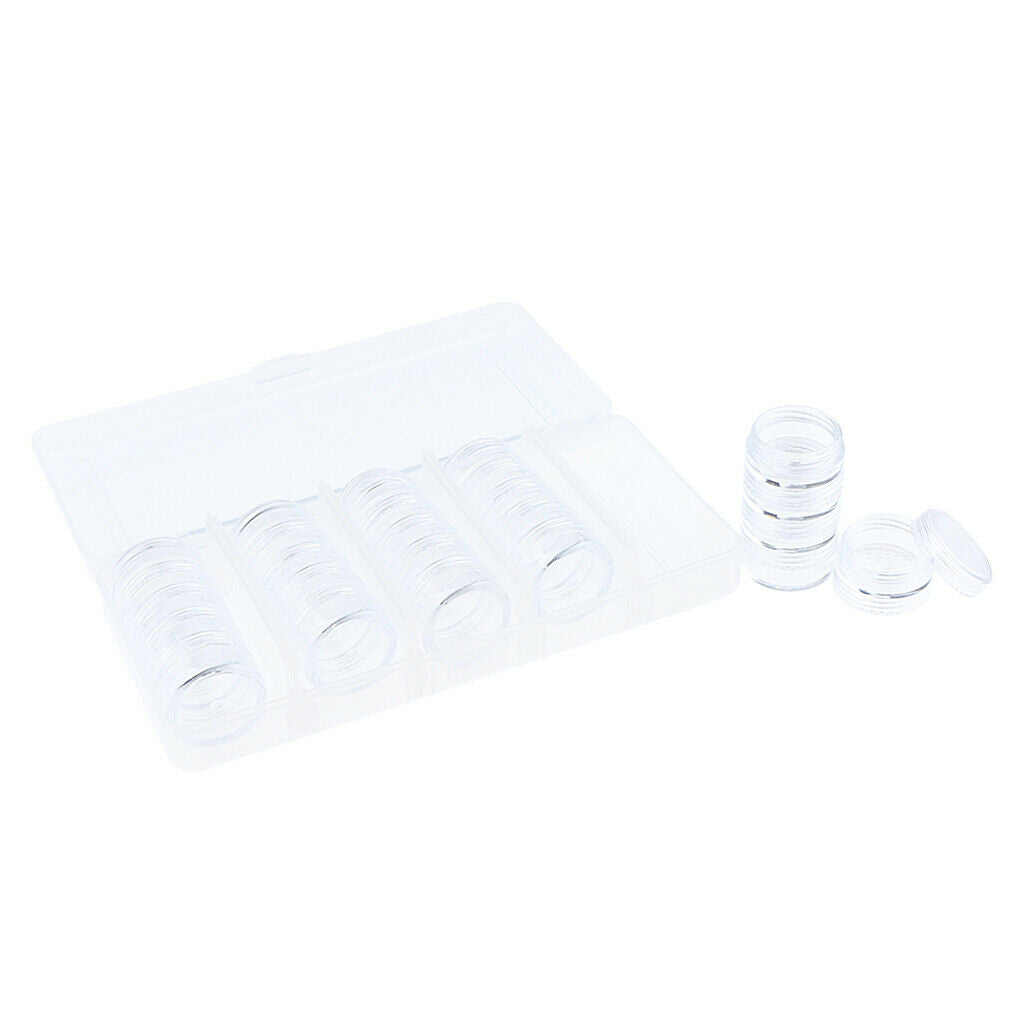 25 Slot  Jars Diamond Bead Storage Container