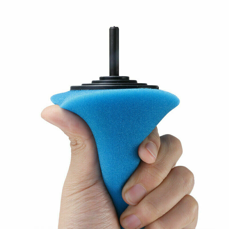 Car Wheel Hub Foam Sponge Burnishing Polishing Cone Shaped Buffing Pads Advanced