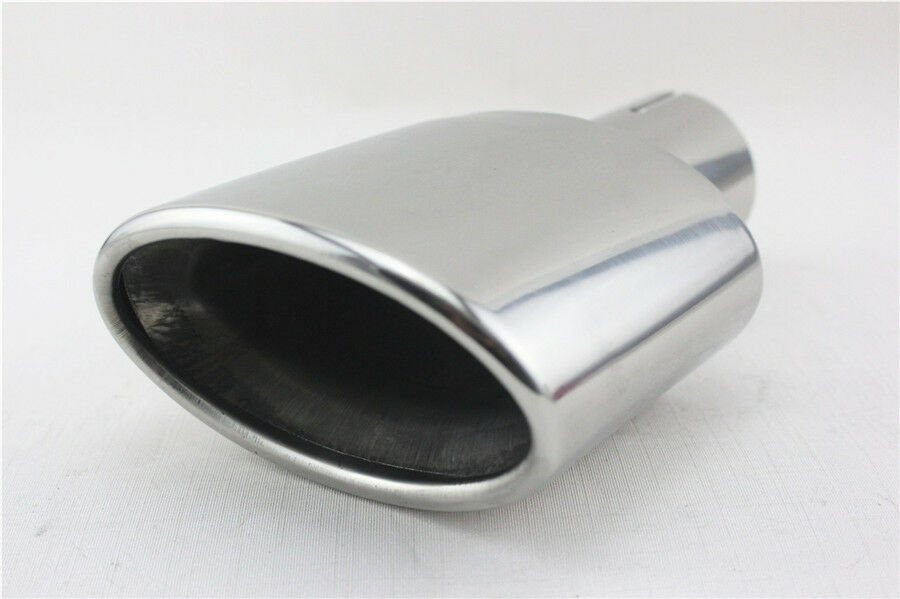 Car exhaust tip silencer Stainless Steel exhaust tail Inlet54mm Outlet78mm Brand