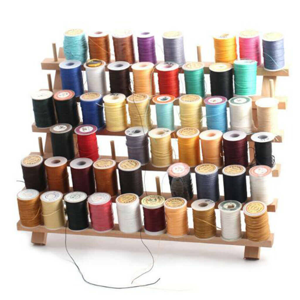 46/60 Spools Wooden Thread Rack / Thread Holder Organizers Embroidery Supplies