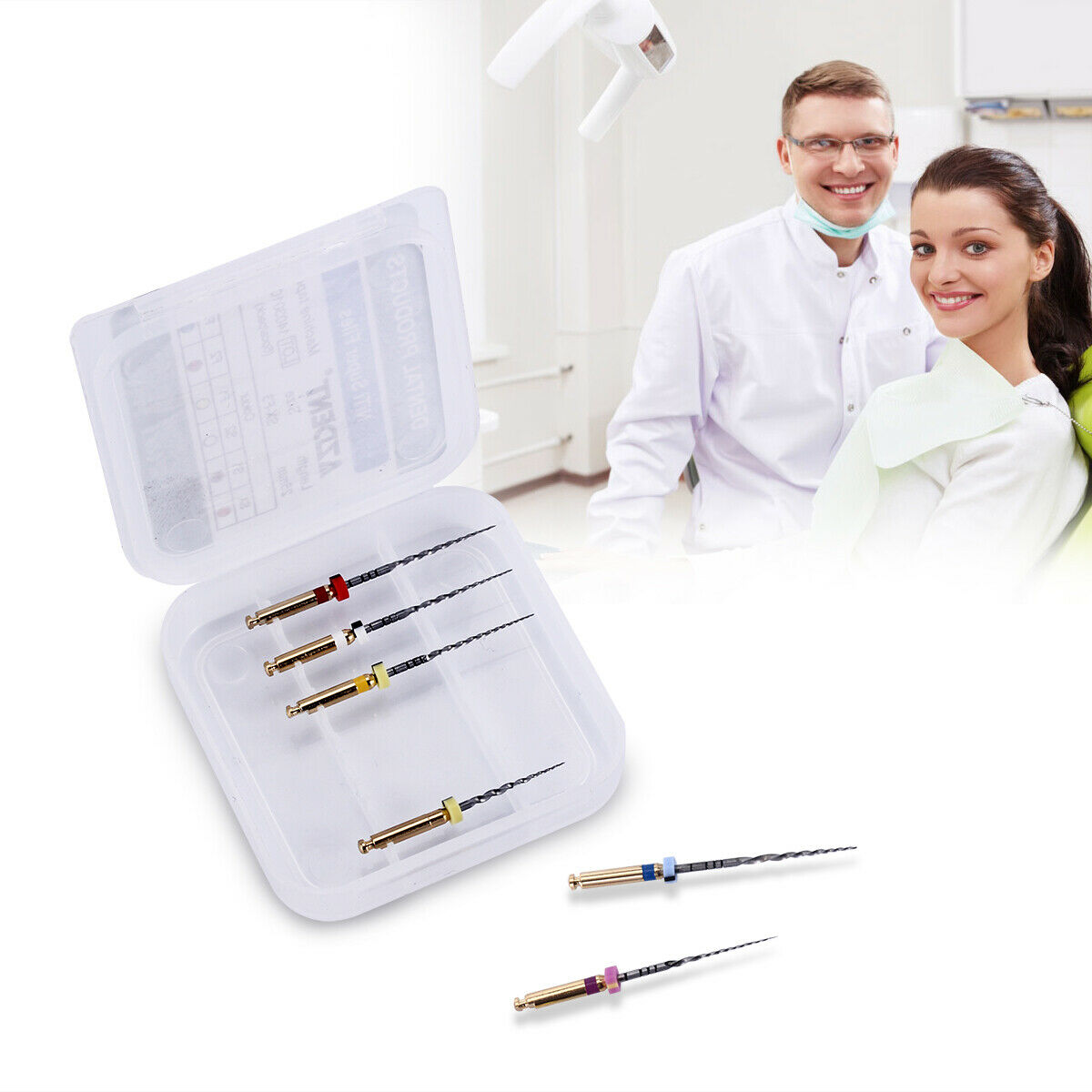 50 x Dental Endodontic NiTi Engine Use Super Rotary Files SX-F3 25mm 6Pcs/kit