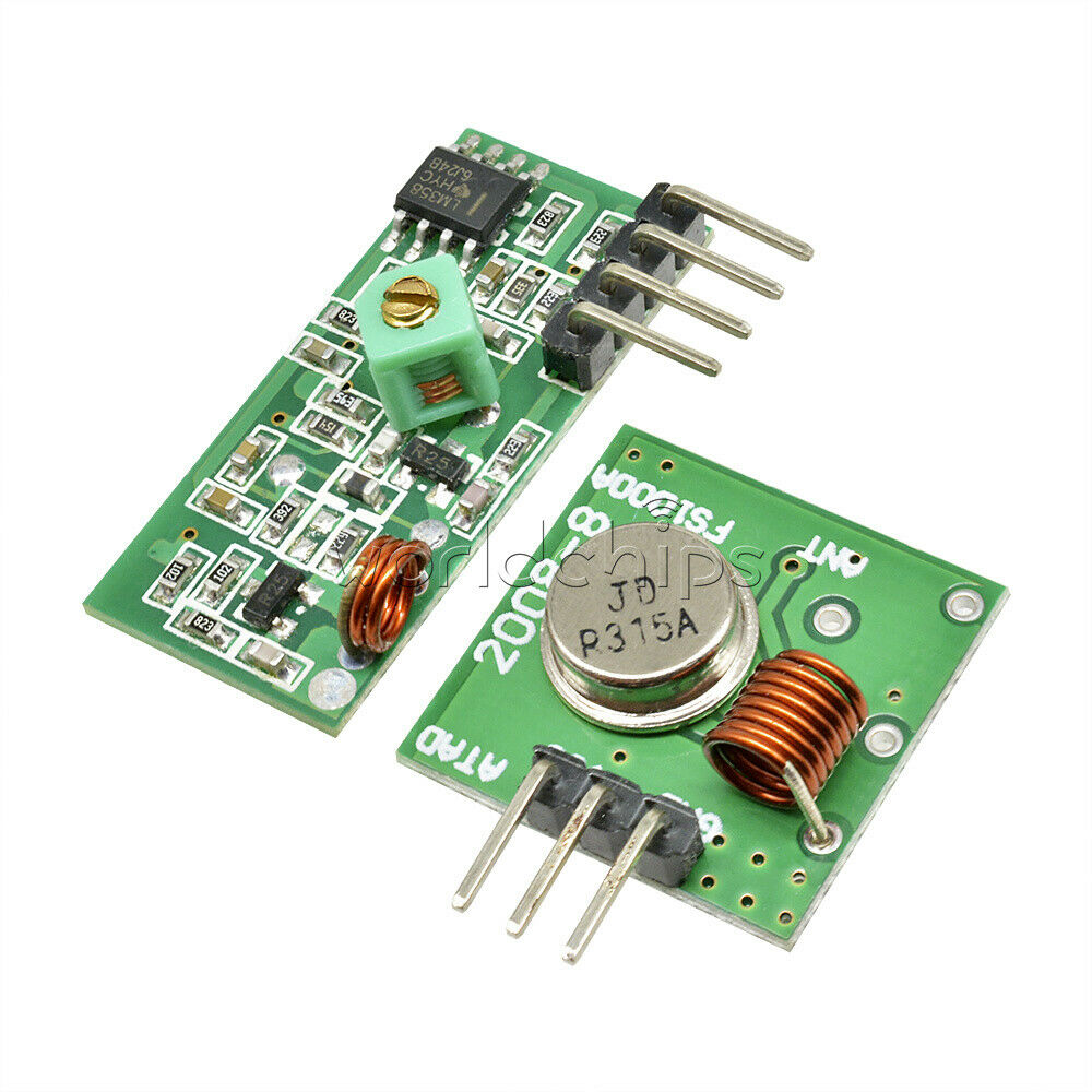 315Mhz RF transmitter and receiver kit Module for Arduino ARM W MCU Raspberry Pi