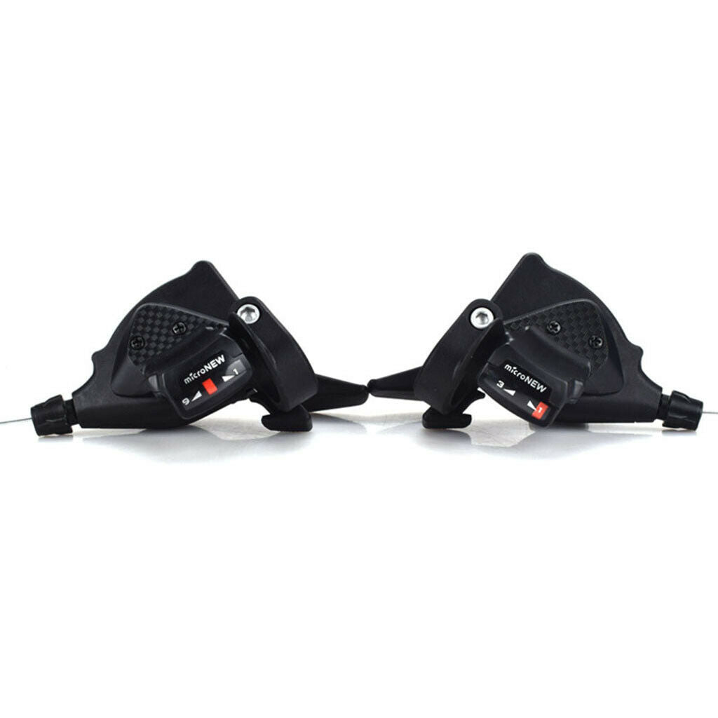 1 Pair L&R Speed Bike Shifters Left & Right Gear Levers with Cables 9 Speed
