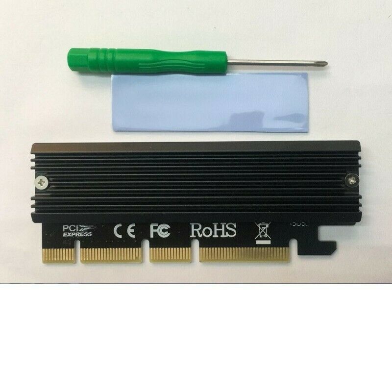 M.2 PCIe NVMe SSD to PCI-E Express 3.0 X4 X8 X16 Adapter Card Full Speed 2280 mm