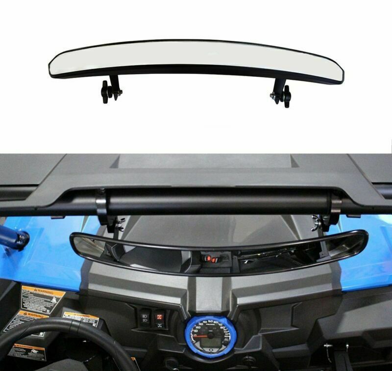 15'' Wide Rear View UTV Mirror with 1.75" Clamps for Polaris RZR 800 1000 XP900