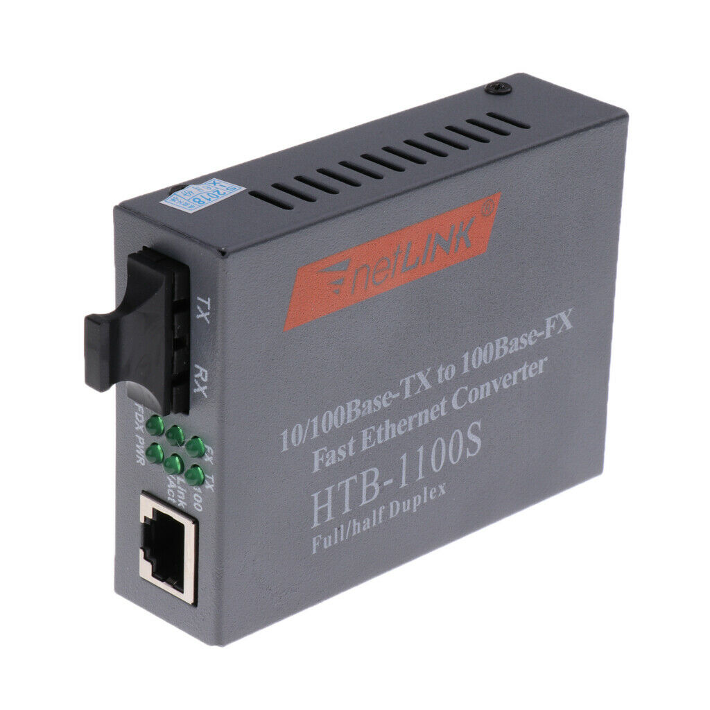 Fiber optic converter HTB 1100s 10 / 100Mbps Ethernet single mode 25KM