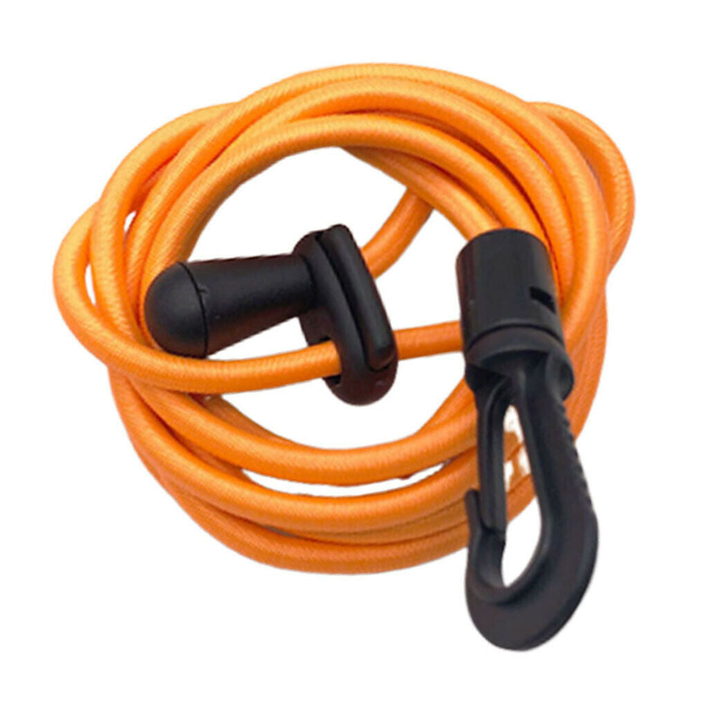 4Pcs Paddle Rod Leash Clip Boat Fishing Safe Cord Tether Coiled Lanyard