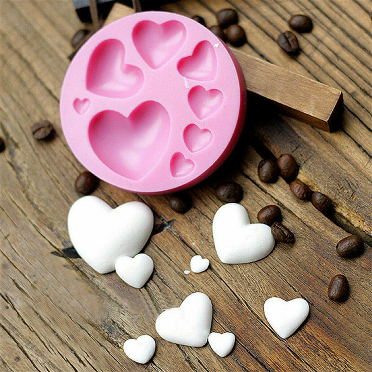 Loving Heart Shaped Silicone Baking Mold Fondant Chocolate Candy Pastry Mould