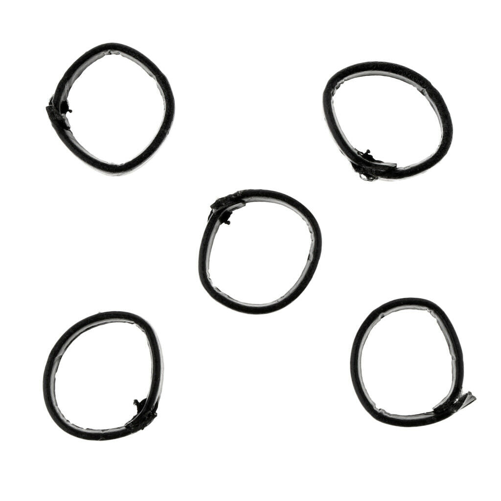 10Pcs 24mm PU Watch Band Watchband Replace Clasp Ring Strap Loop Fastener