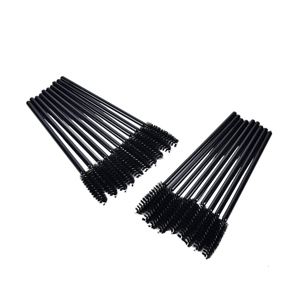 50Pcs Disposable Eyelash Brush Mascara Wands Applicator Spoolers Makeup TooF Kt