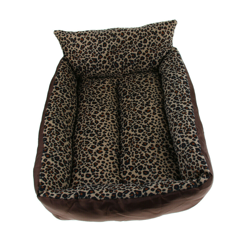 Soft Washable Dog Cat Pet Warm Sofa Bed Cushion With PP Cotton Pillow