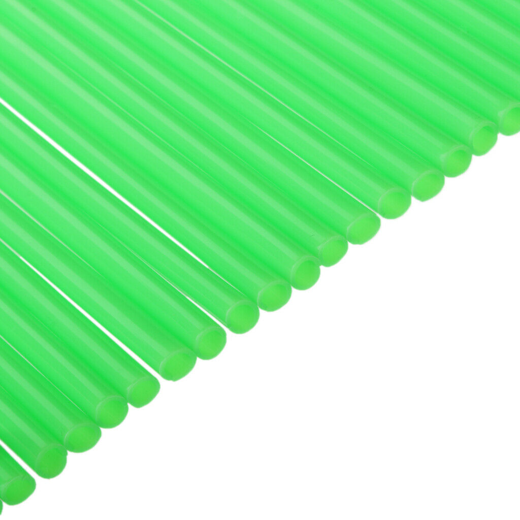 36x Green Wheel Spoke Wraps Coat Pipe Custom for Motocross Dirt Bike Pit