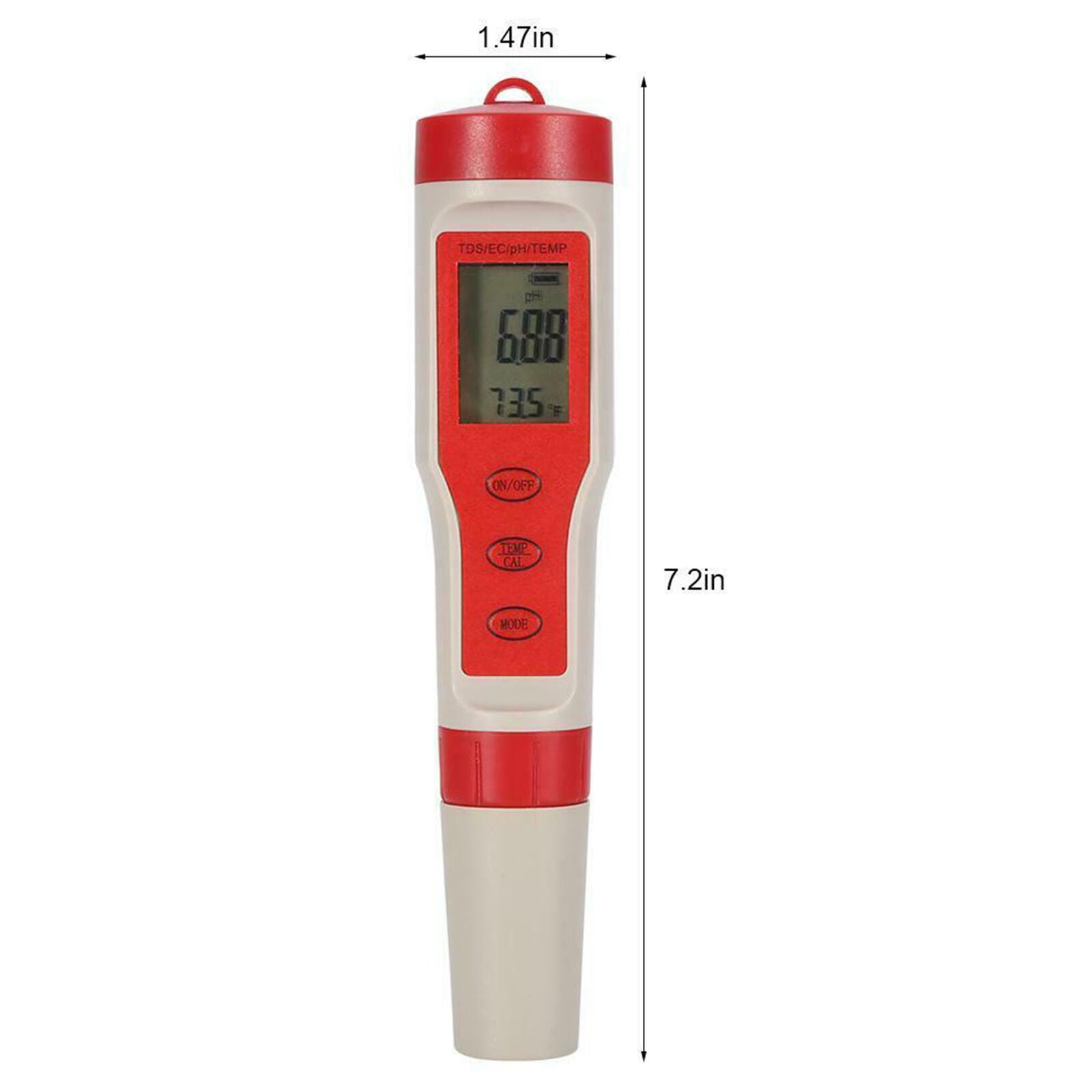4 in 1 Portable Digital pH EC TEMP TDS Meter Water Quality Monitor Tester Pen