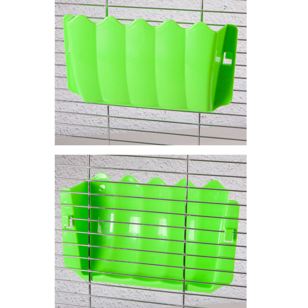 2pcs Simple Hanging Hay Rack Feeder Feeder for Small Pet Hamster Rat Random