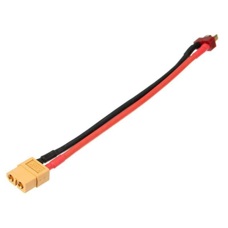 3 Pcs Adapter Cable T-Plug Male To XT60 Female Connector Lead Adapter Cable