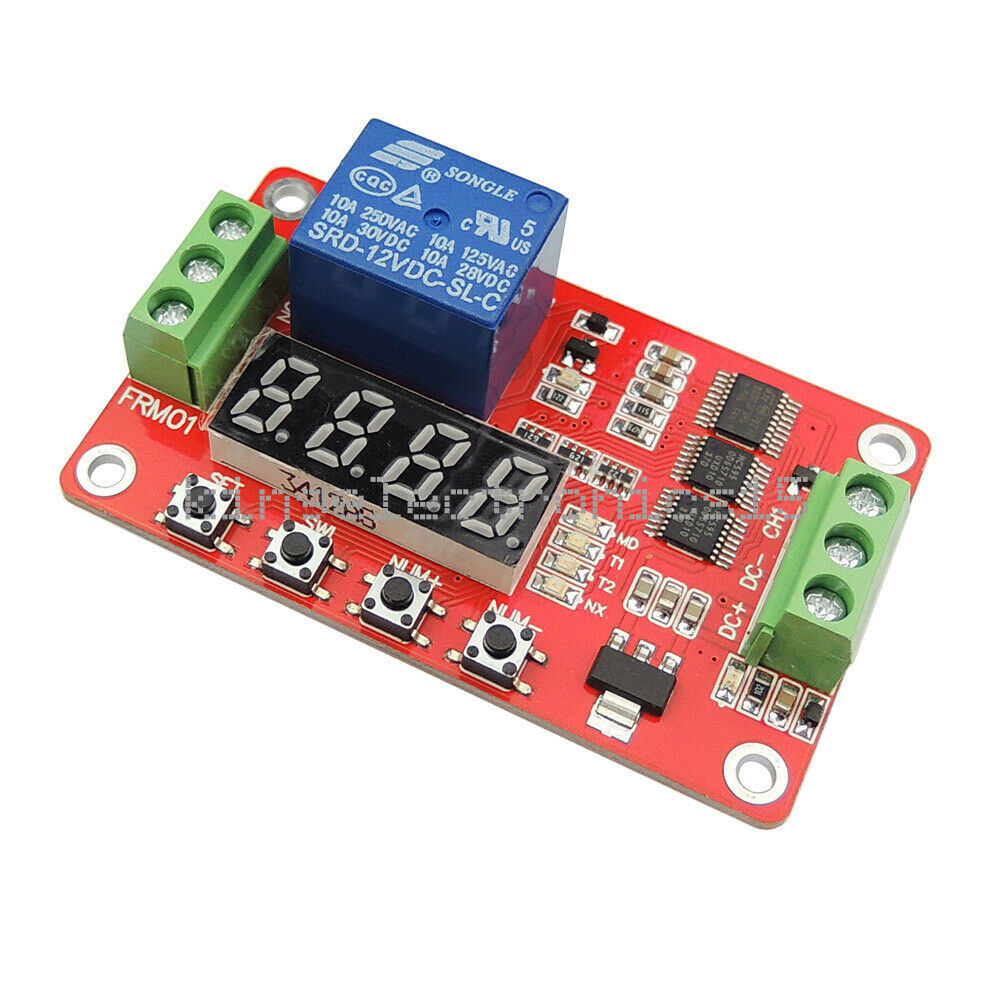 1PCS PLC Home Automation Delay Multifunction Self-lock Relay Cycle Timer Module