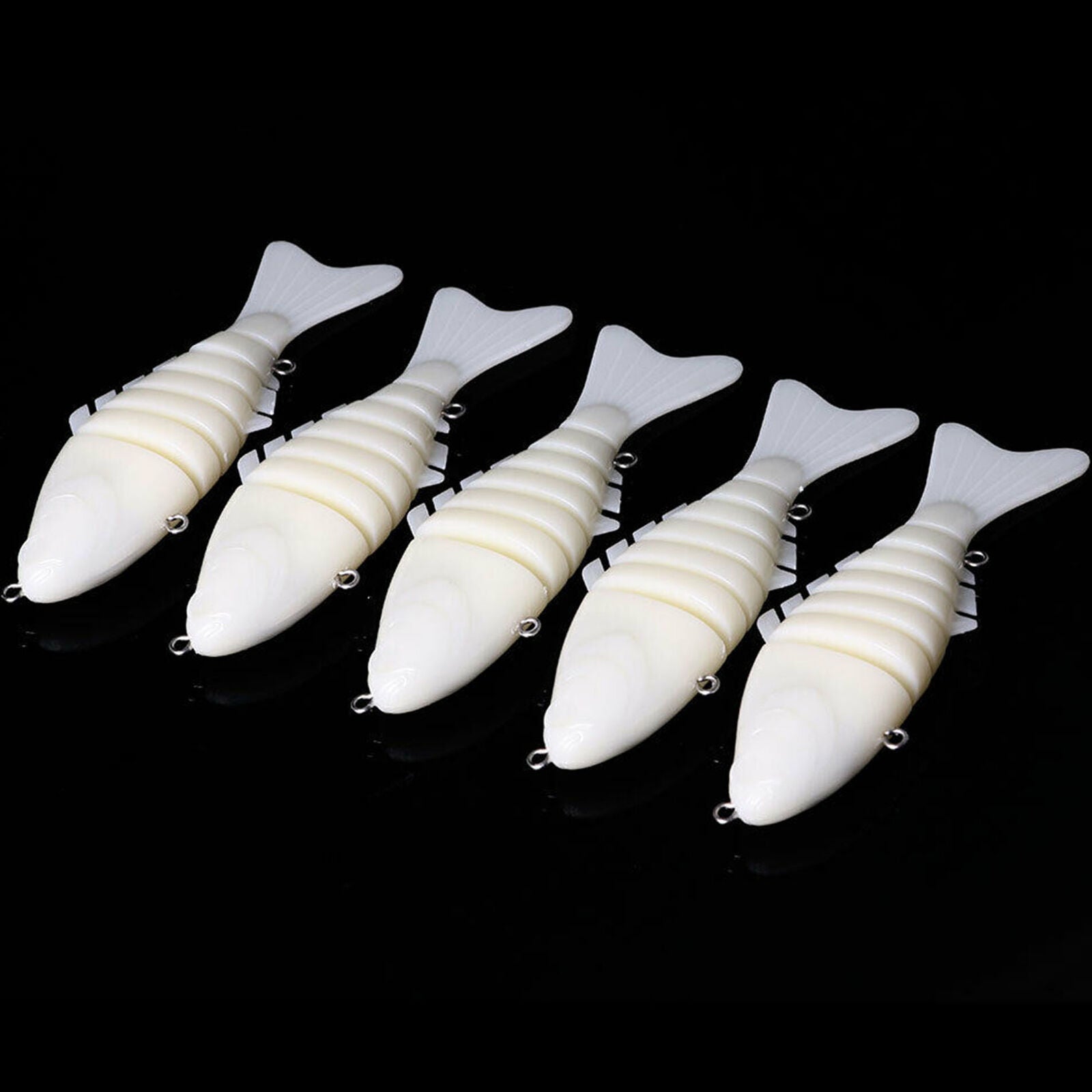 5x Blank Lure Jointed Fishing Bait 10cm/13.5g Unpainted Hard Crankbait