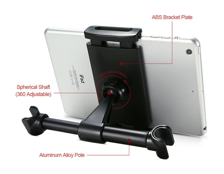 Back Seat Car Phone Holder 4-11.5inch Extendable Car Phone Holder Tablet Mobile