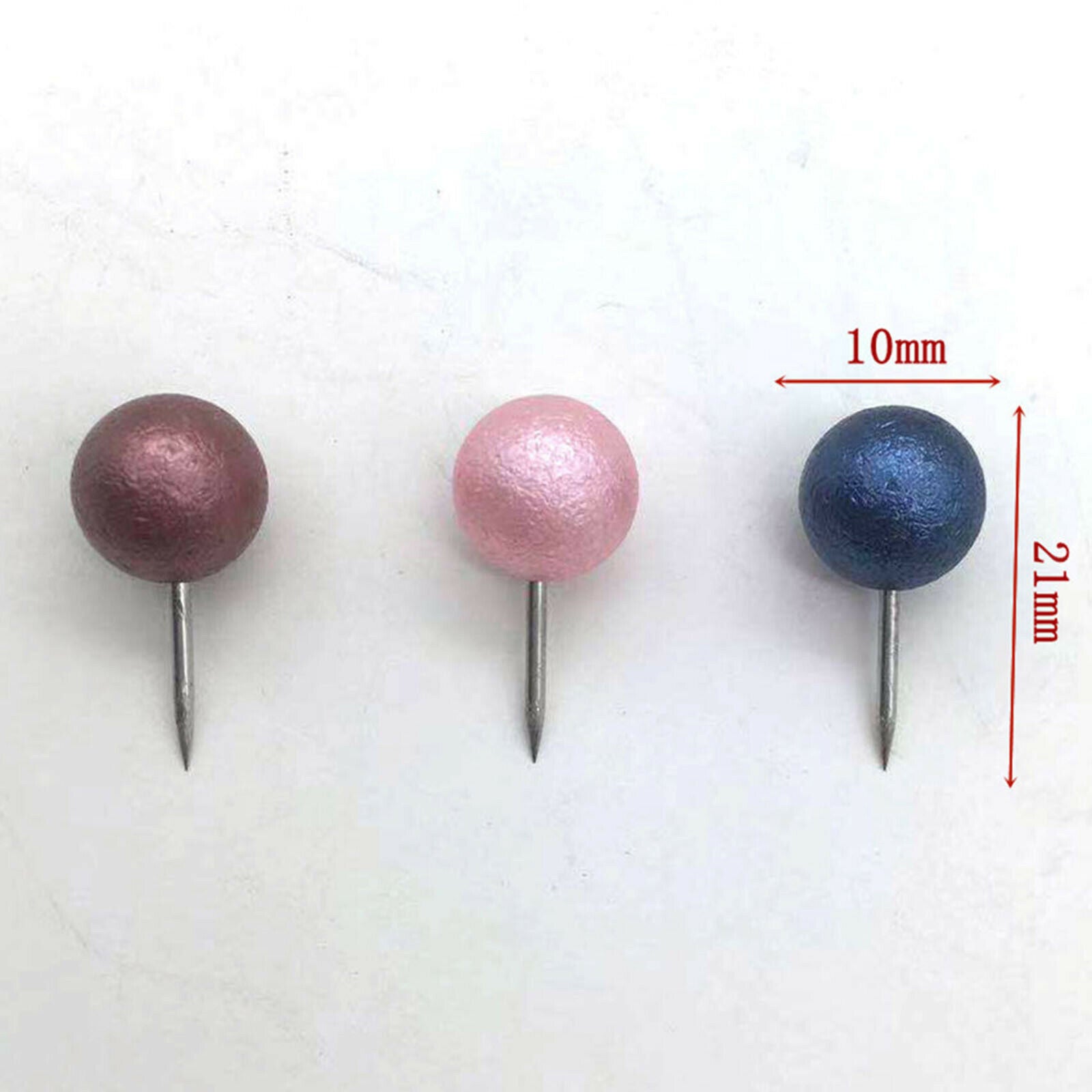 100pcs Push Pin Bulletin Board Thumbtack Pushpin Office Supplies Pushpins